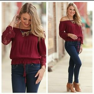 Off the shoulder top